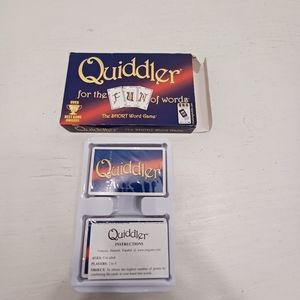 New Quiddler card game Word card game 1998